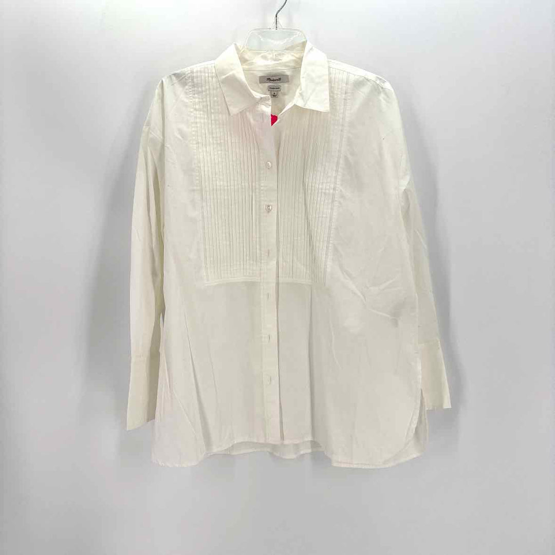Size M MADEWELL Ivory Cotton Shirt