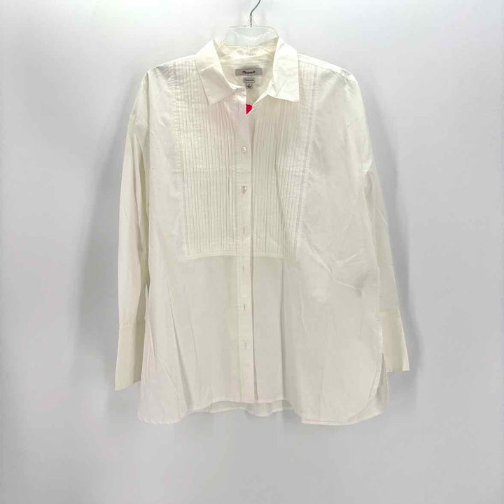 Size M MADEWELL Ivory Cotton Shirt