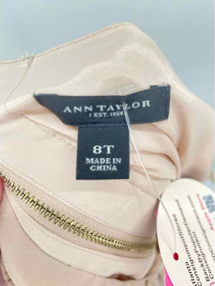 Size 8 Ann Taylor Tan Dress