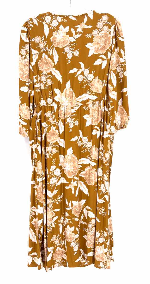 Size M LAUREN CONRAD Mustard Dress