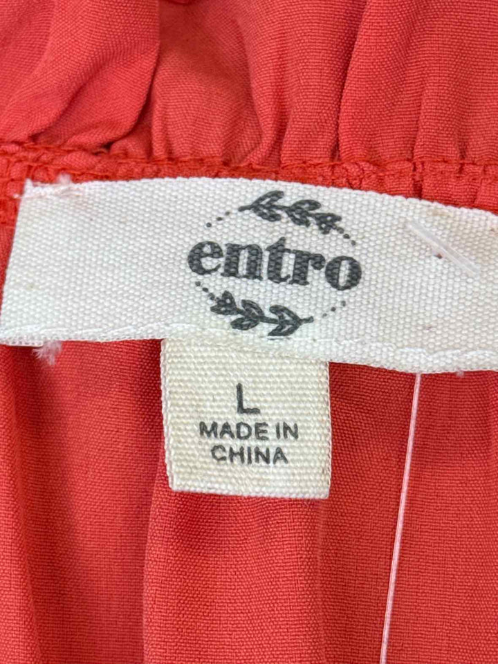 Size L ENTRO Multi-Color Dress