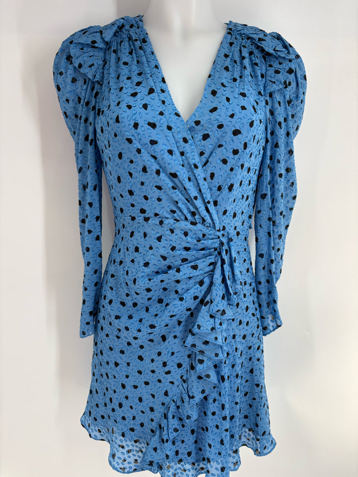 Size 2 REBECCA TAYLOR Blue Dress