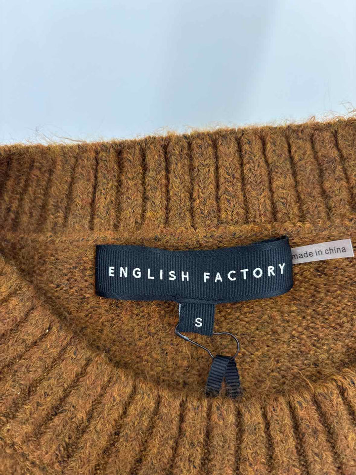 Size S ENGLISH FACTORY Brown Sweater