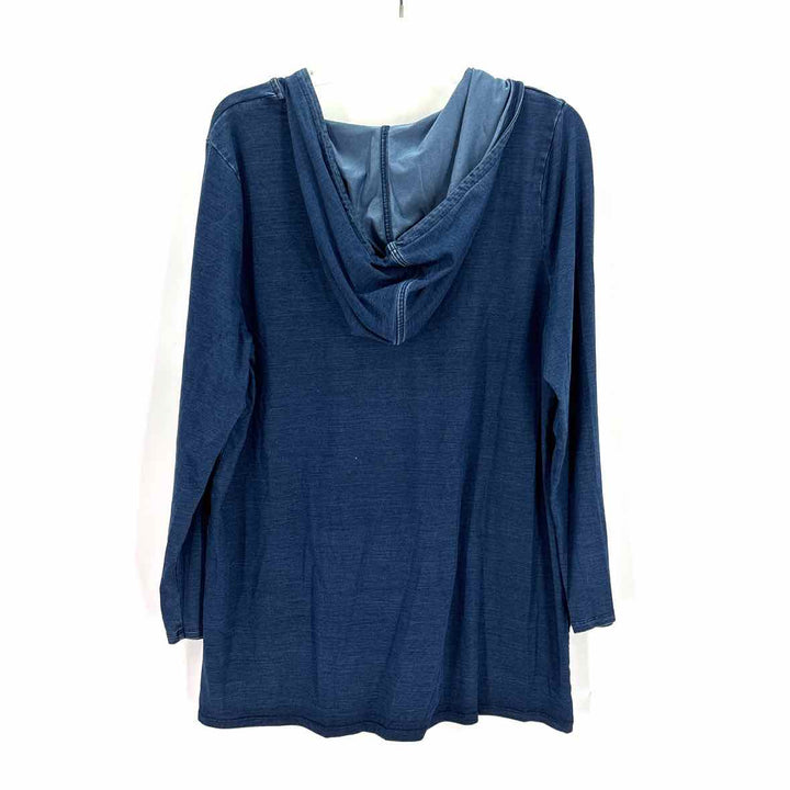 Size L J JILL Navy Shirt