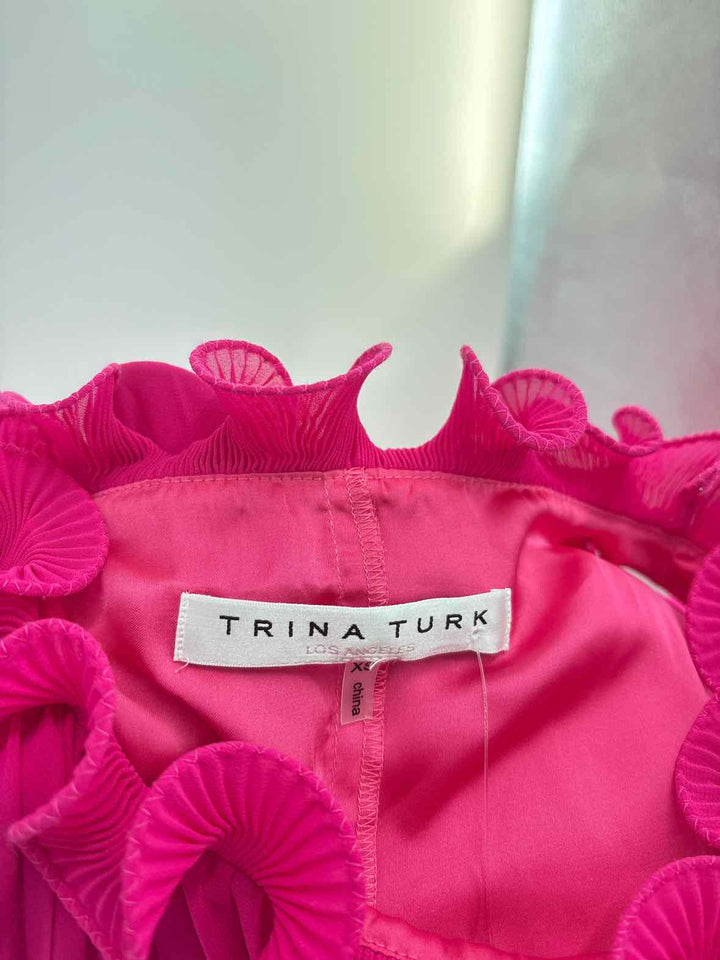 Size XS TRINA TURK Fuschia Dress