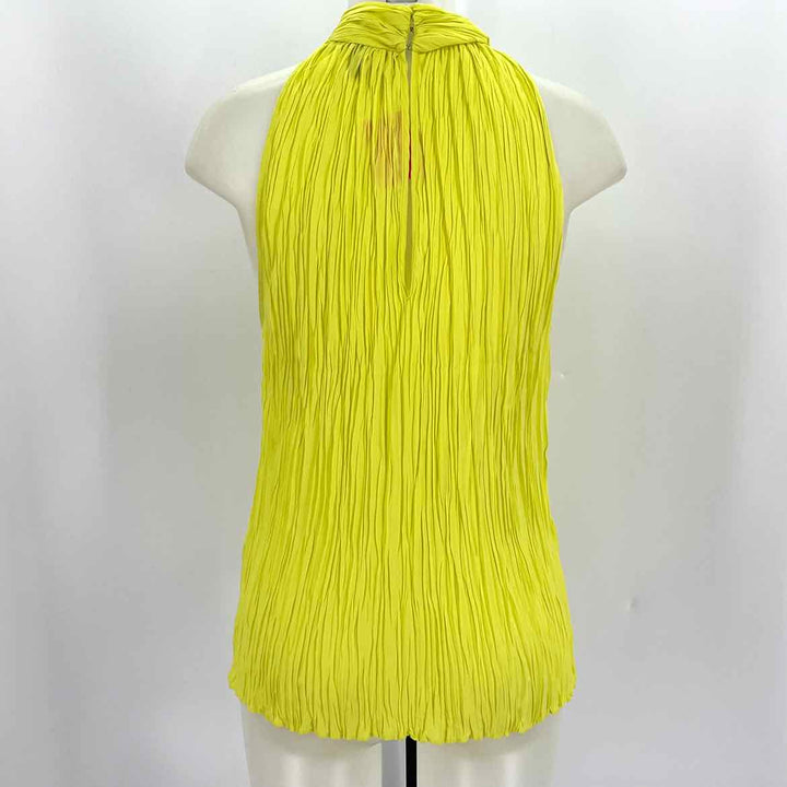 Size 14 White House Black Market Lime Green Shirt