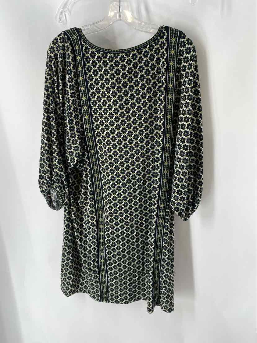 Size XL MAX STUDIO Green Print Dress