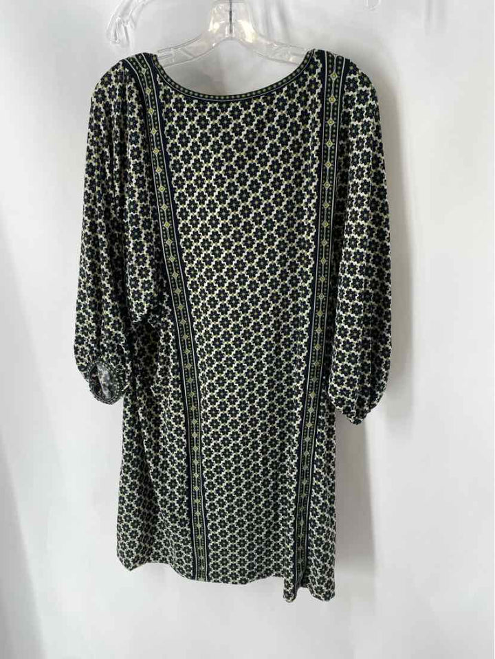 Size XL MAX STUDIO Green Print Dress
