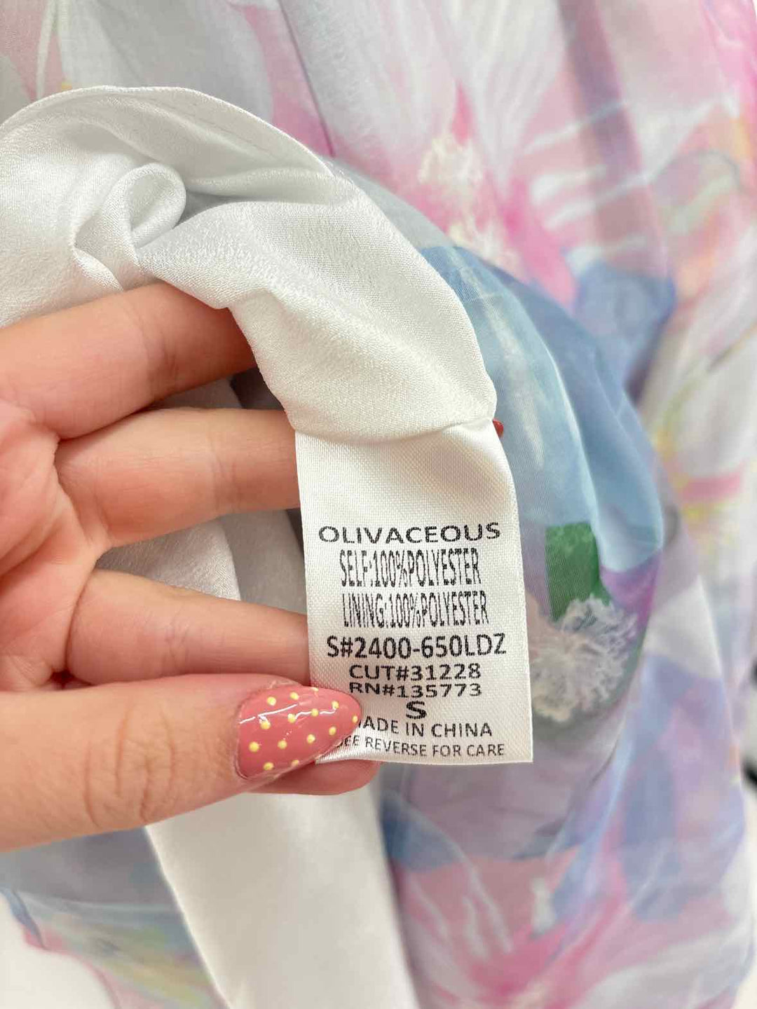 Size M Multi-Color Dress