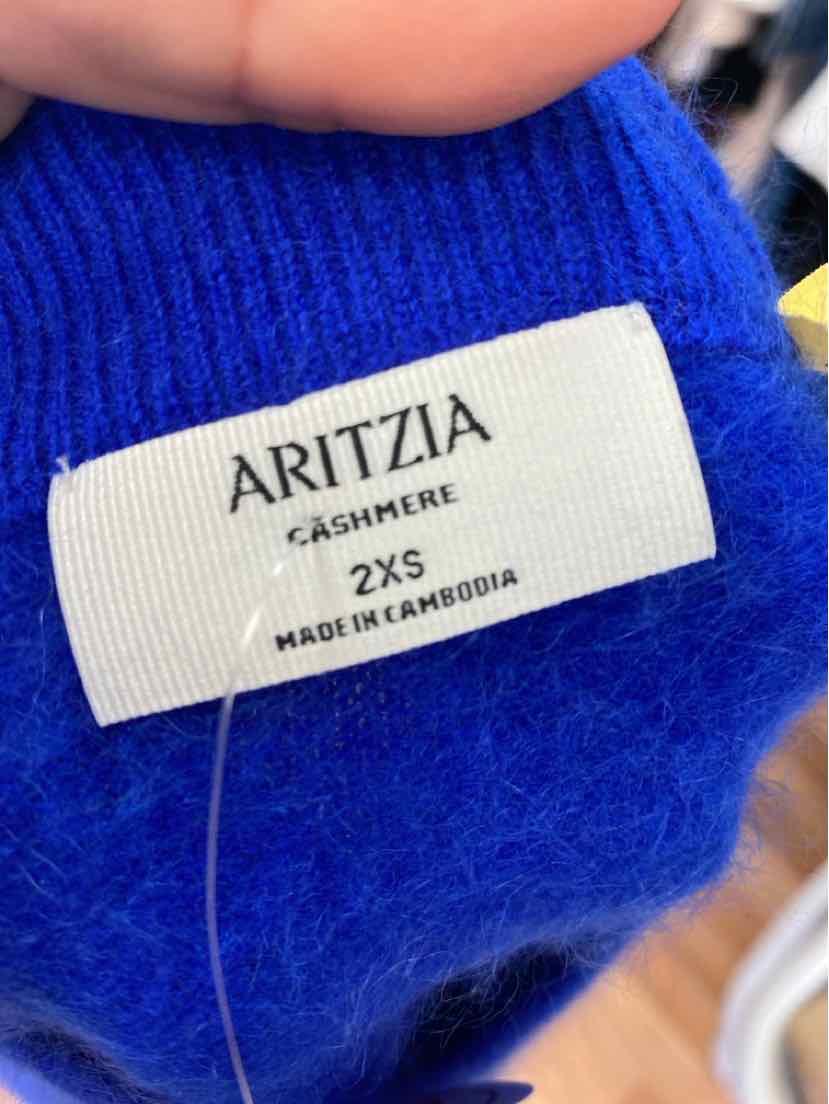 Size S Blue Cashmere Sweater