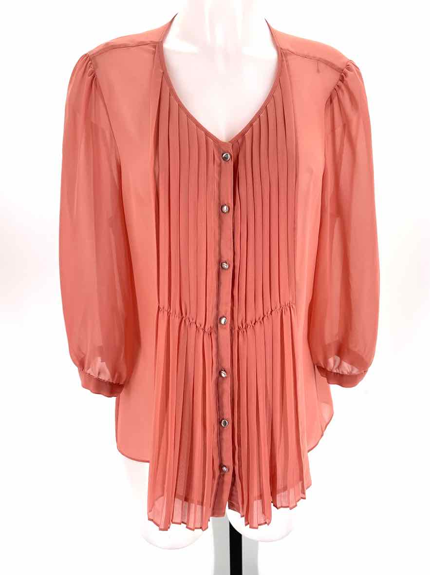 Size 16P Talbots Peach Shirt
