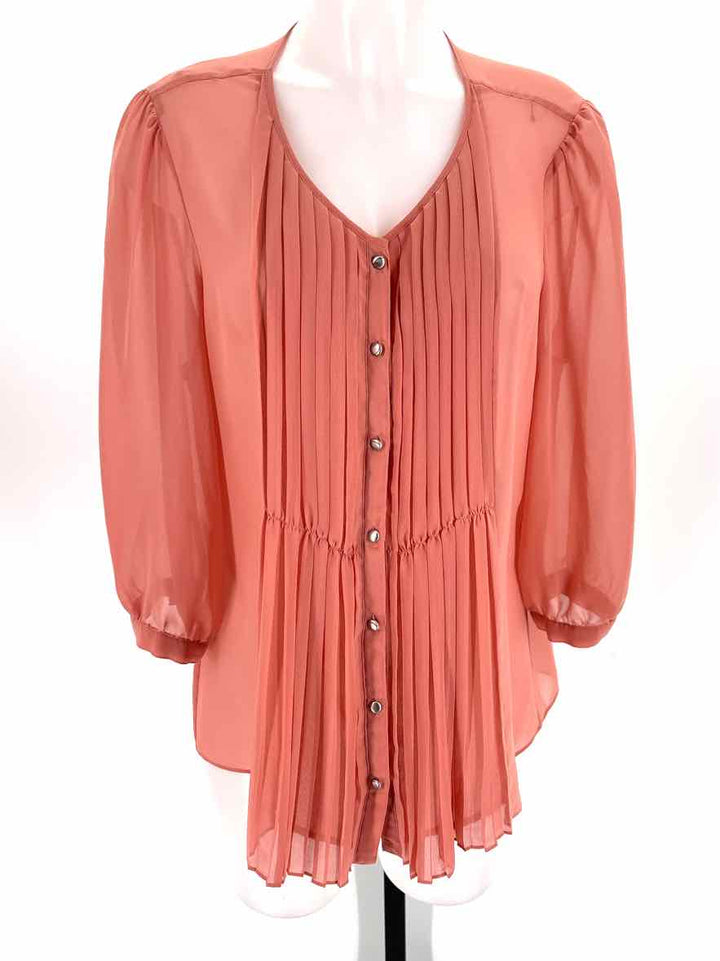 Size 16P Talbots Peach Shirt
