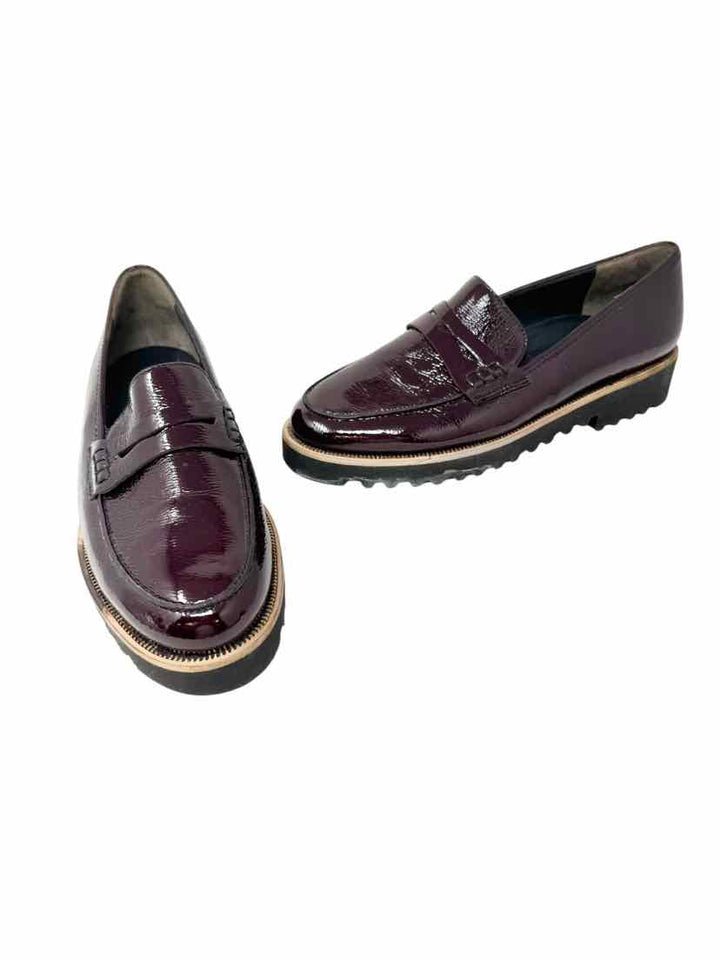Shoe Size 7 PAUL GREEN Burgundy PATENT Loafers