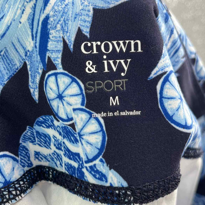 Size M CROWN & IVY Navy Pants