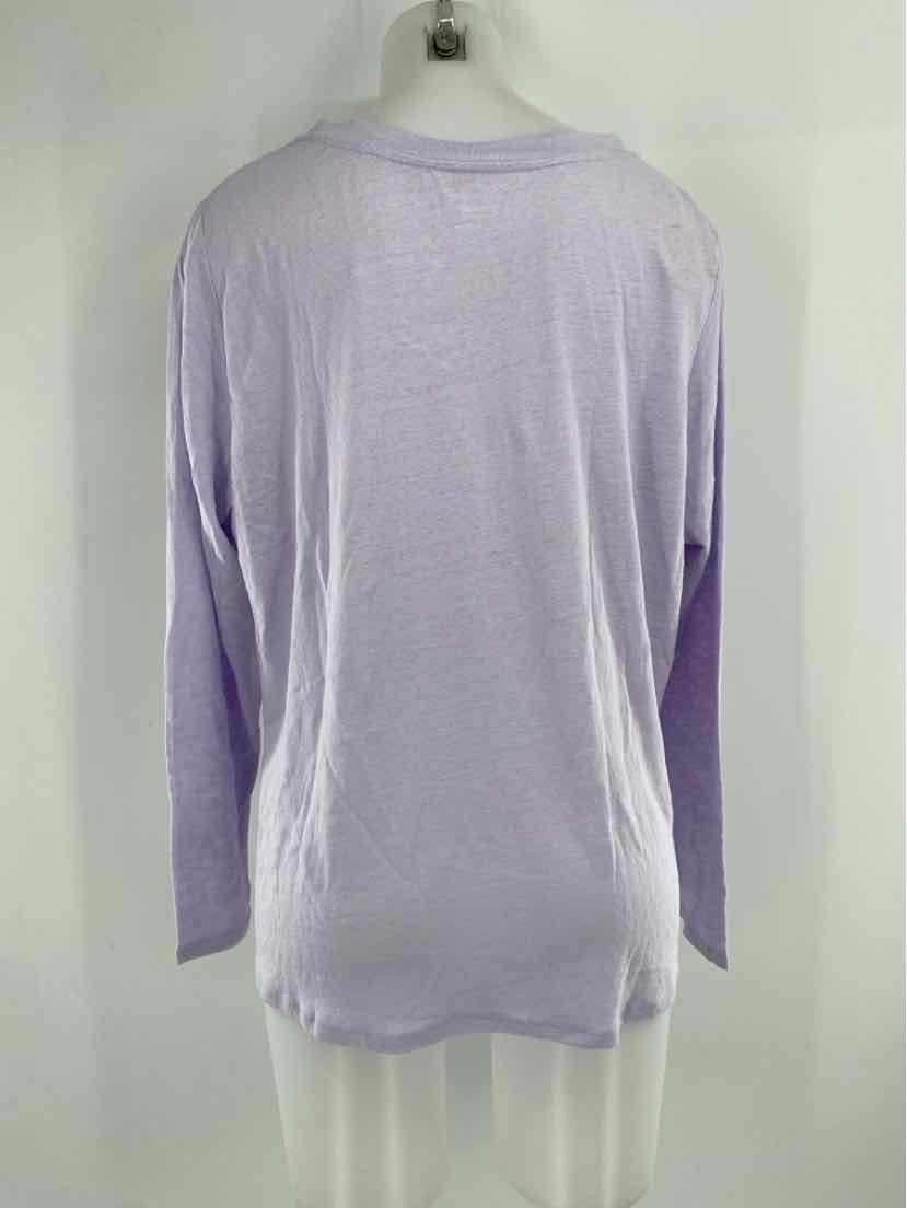 Size XL Eileen Fisher Purple Cotton Shirt