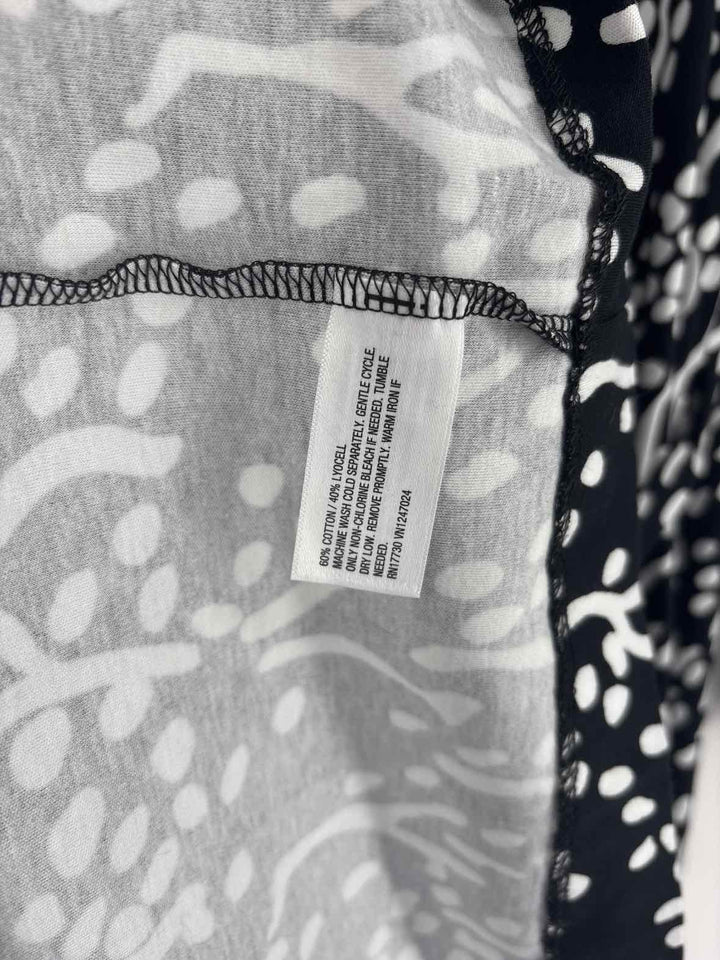 Size M DIANE VON FURSTENBERG Black/White Dress