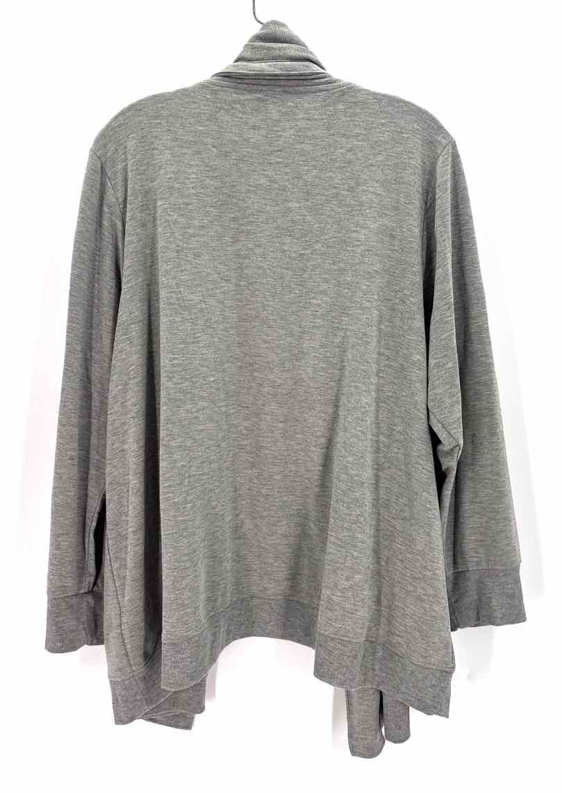 Size 1X Gray Cardigan