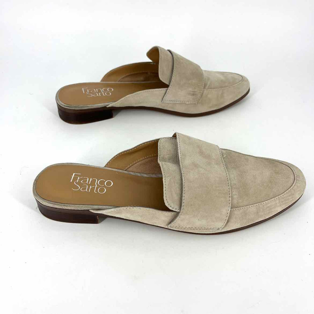 Shoe Size 8 FRANCO SARTO Tan Suede Flats