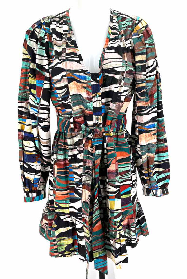Size 8 MARIE OLIVER Multi-Color Dress