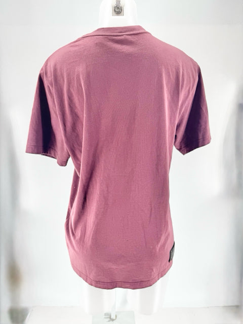 Size L Coach Burgundy Cotton Shirt