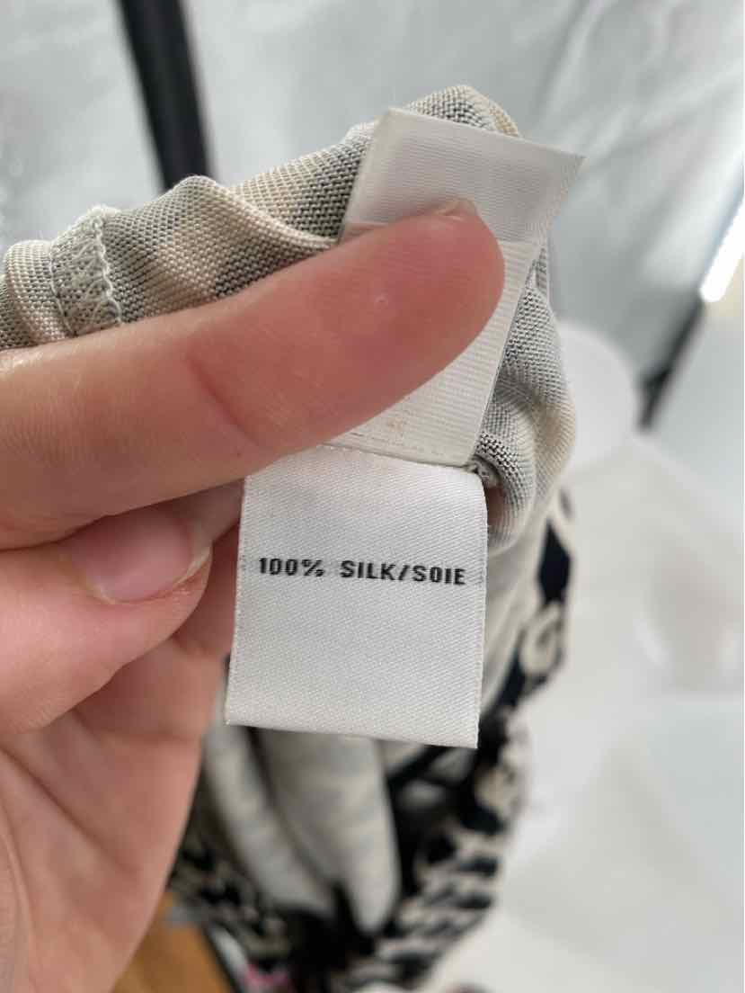 Size 8 DIANE VON FURSTENBERG Black/White Dress