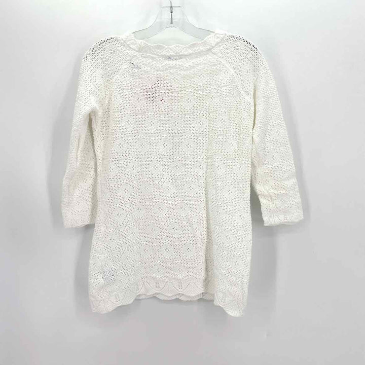 Size S J MCLAUGHLIN White Knit Sweater