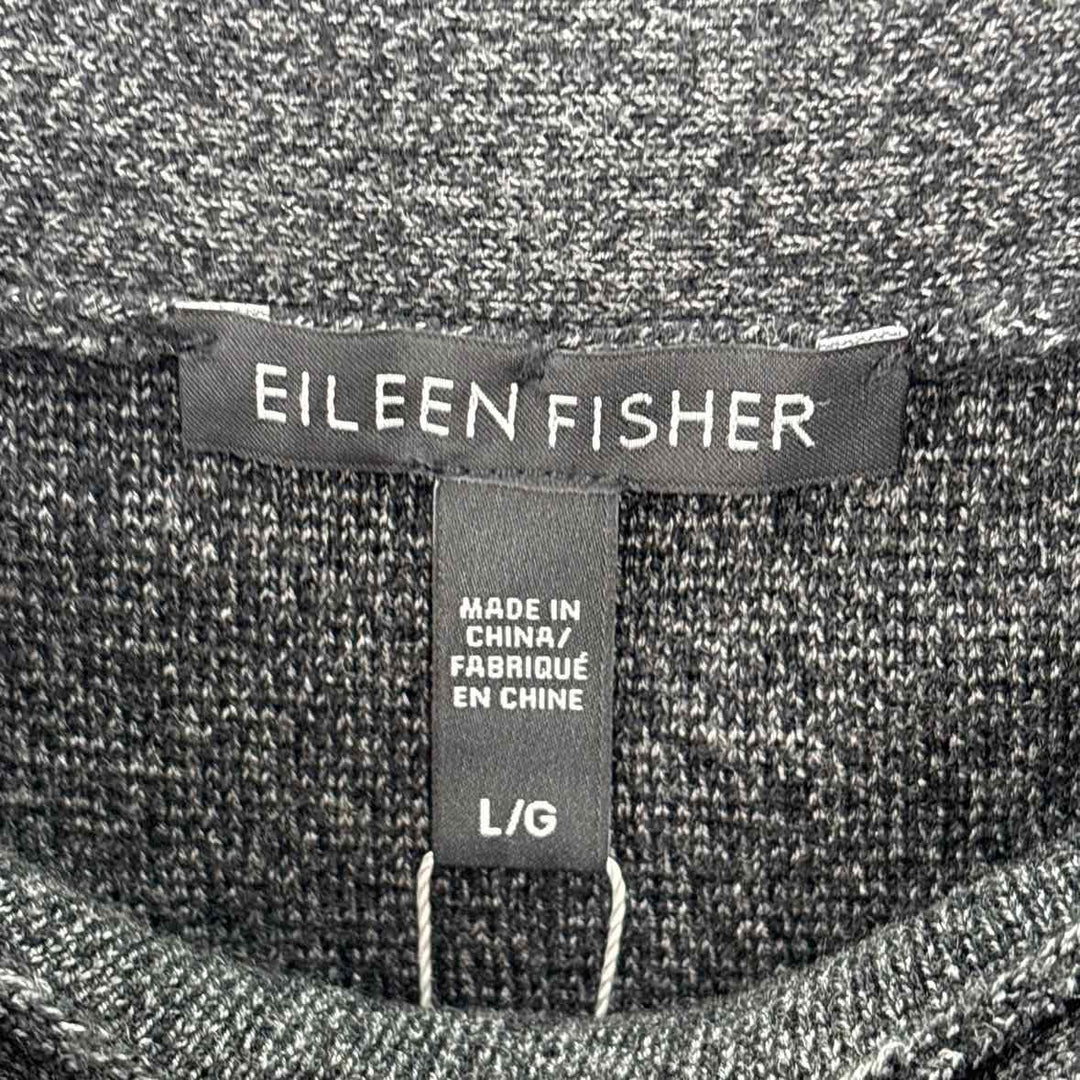 Size L Eileen Fisher Charcoal Knit Skirt