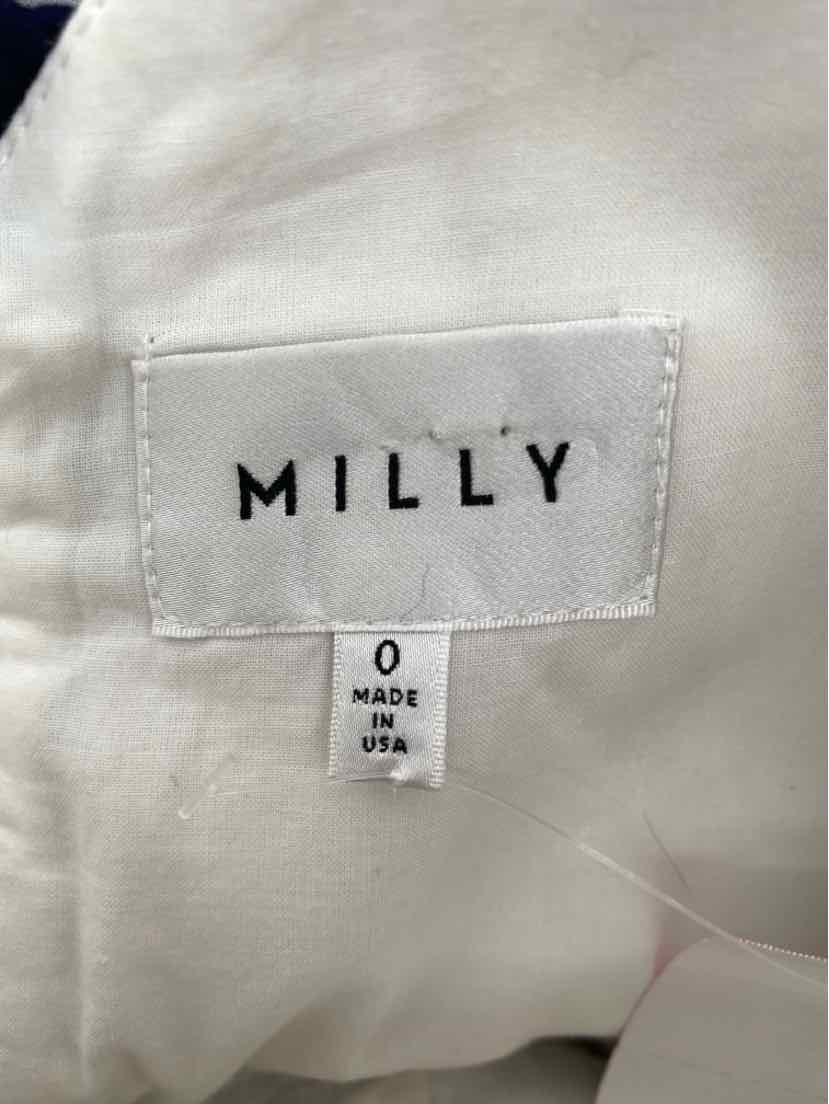 Size 0 MILLY Navy Dress
