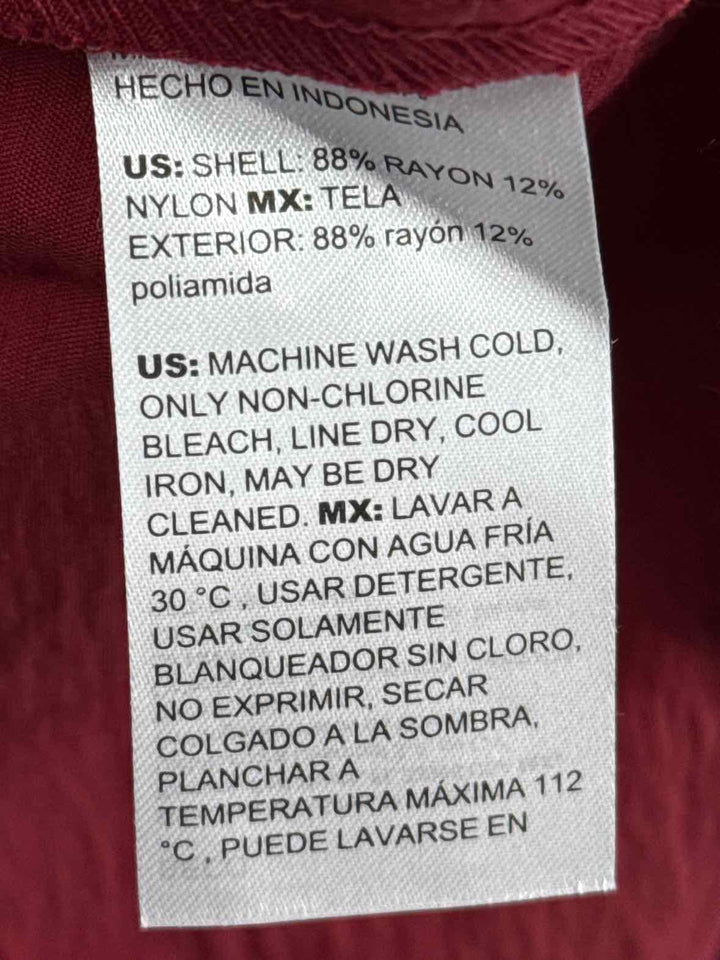 Size XL Chico's Burgundy Dress
