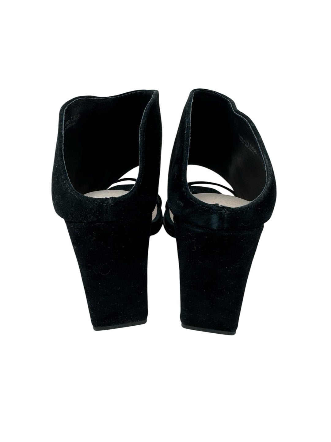 Shoe Size 7.5 Black Suede Sandals