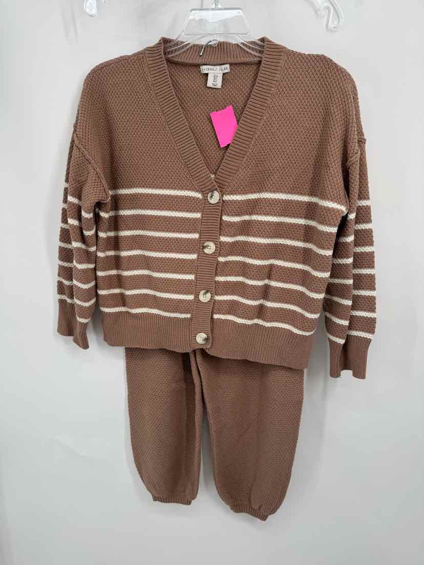 Size S SINCERELY JULES Brown 2 PC Dress
