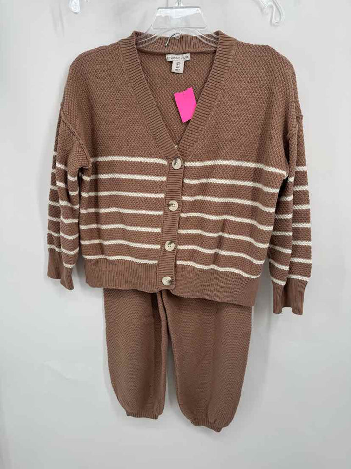 Size S SINCERELY JULES Brown 2 PC Dress