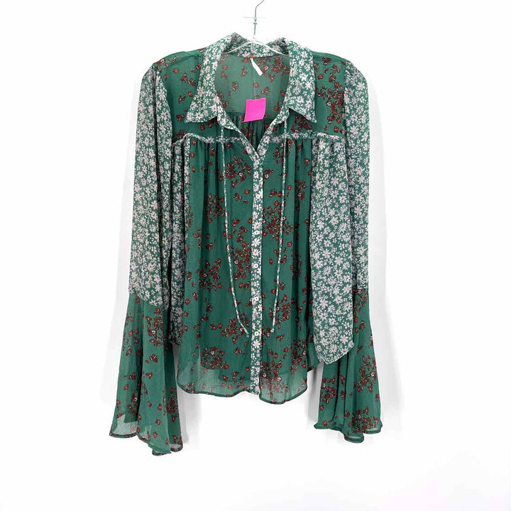 Size L Anthropologie Green Sweater