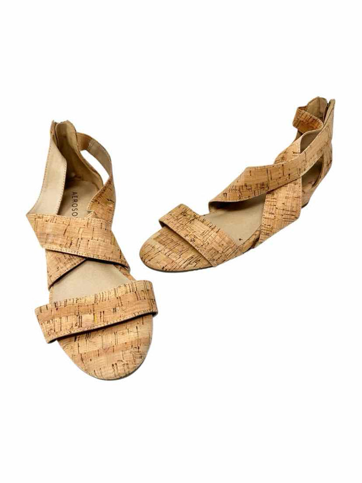 Shoe Size 9.5 AEROSOLES Tan Sandals