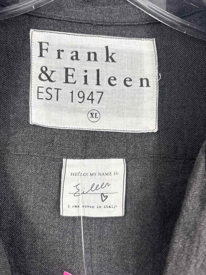 Size XL FRANK & EILEEN Gray Shirt