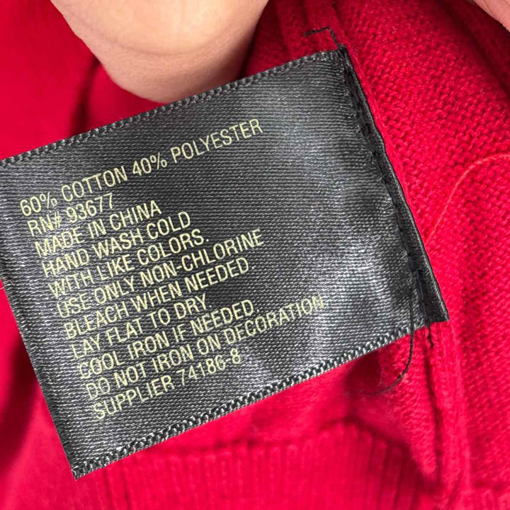 Size L WORTHINGTON Red Sweater