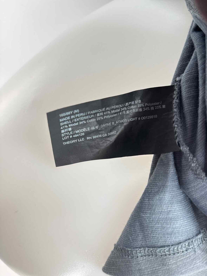 Size M THEORY Gray Shirt