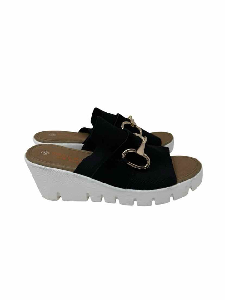 Shoe Size 38 Bernie Mev Black Sandals