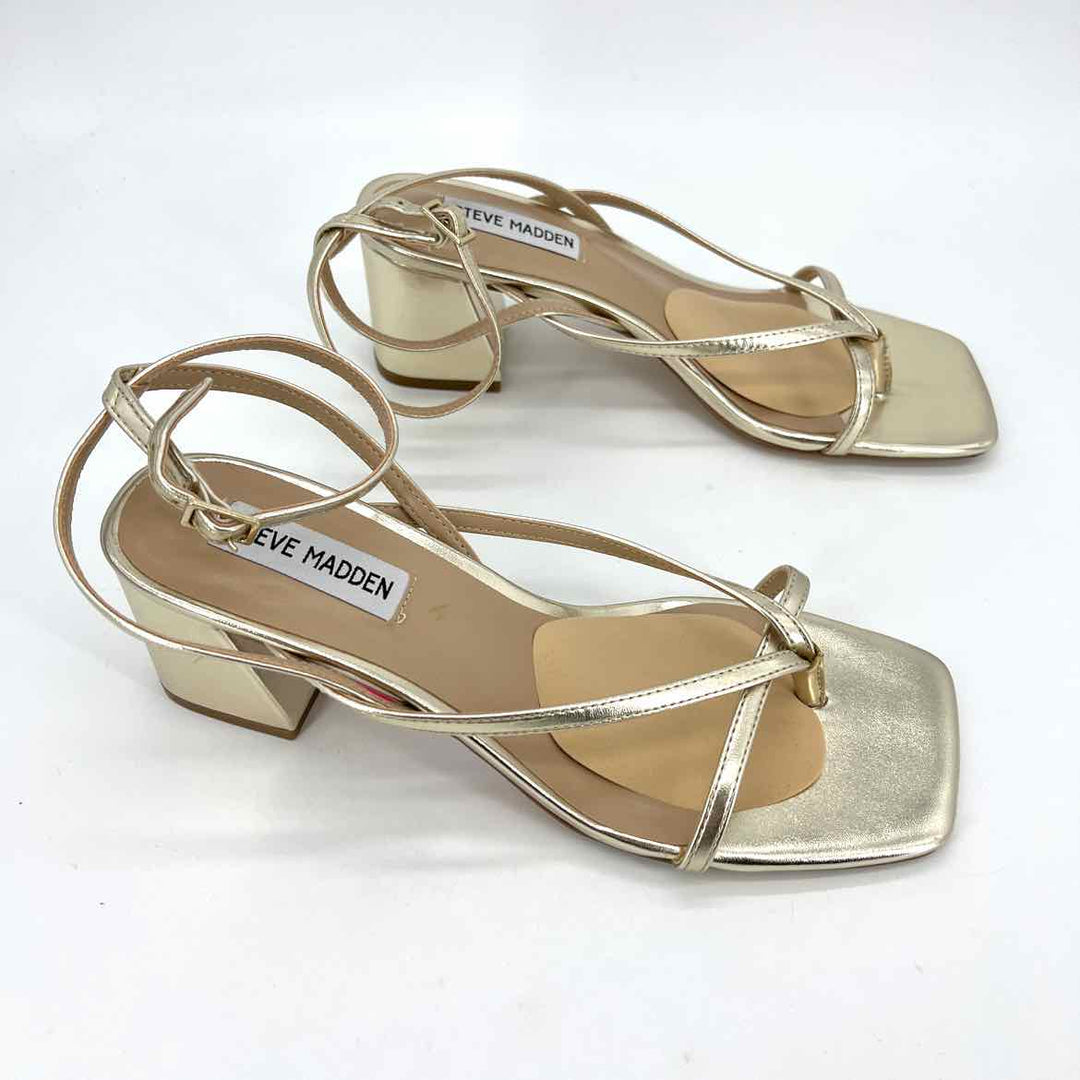 Shoe Size 8 Steve Madden Gold Sandals
