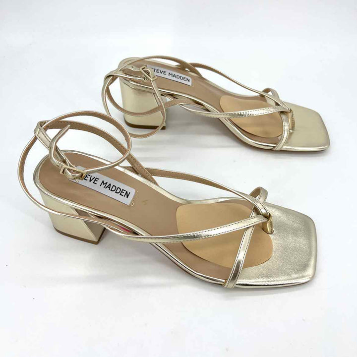 Shoe Size 8 Steve Madden Gold Sandals