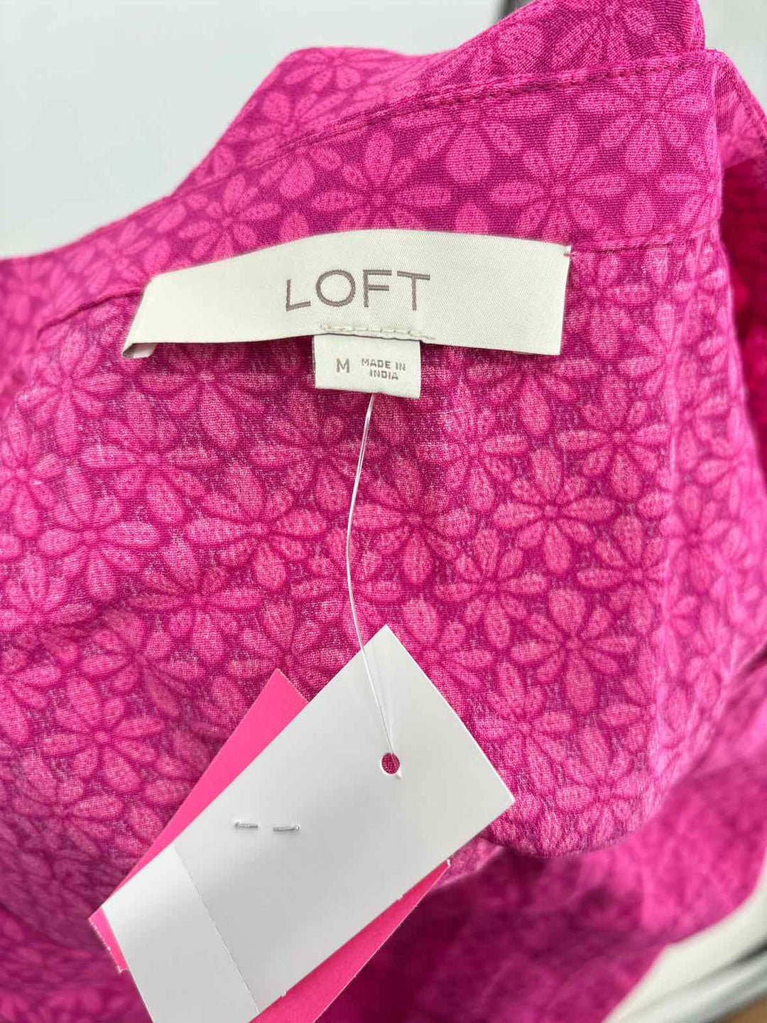 Size M LOFT Pink Shirt