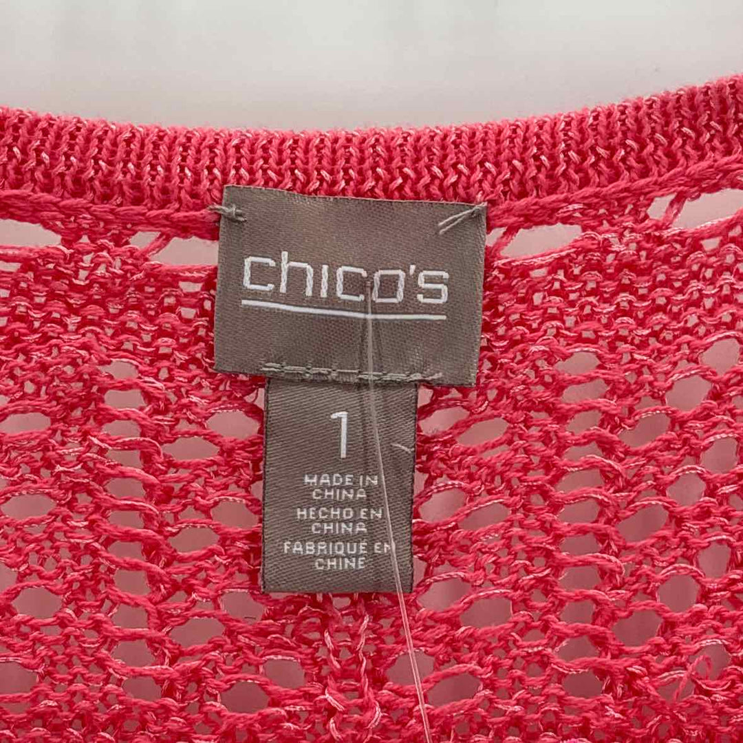 Size M Chico's Pink Knit Sweater