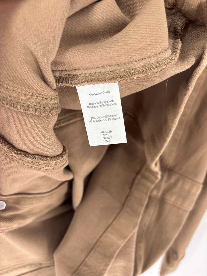 Size L Coldwater Creek Tan Jacket