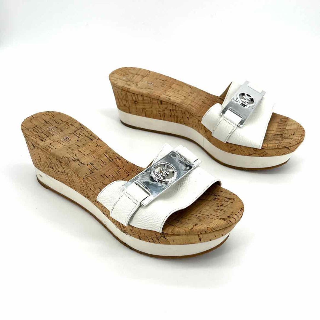 Shoe Size 10 Michael Kors White Sandals