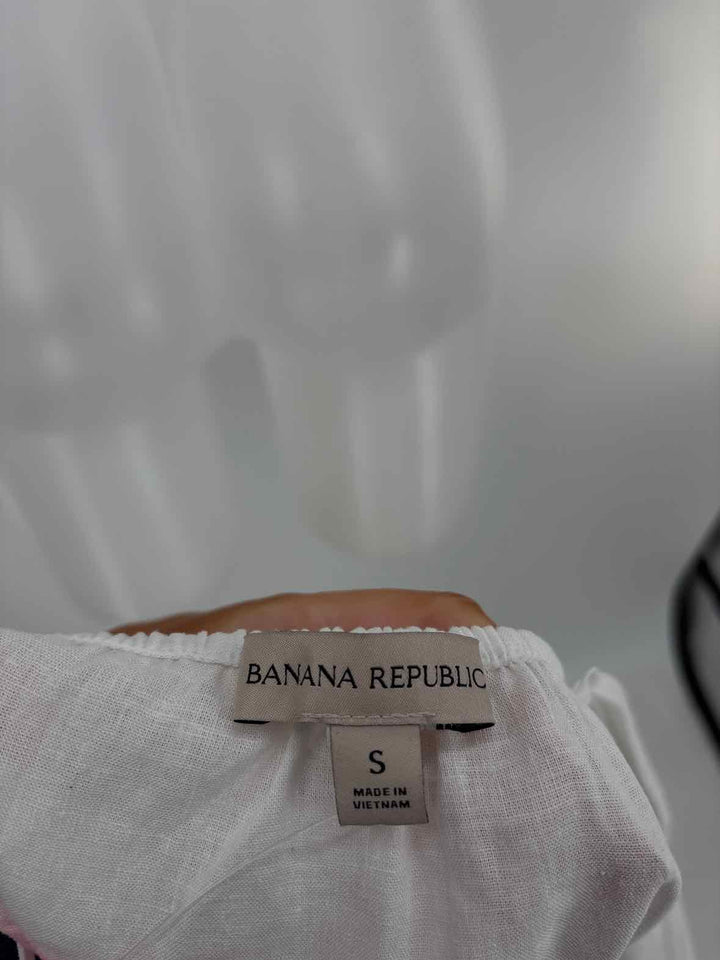 Size S Banana Republic White Cotton Shirt