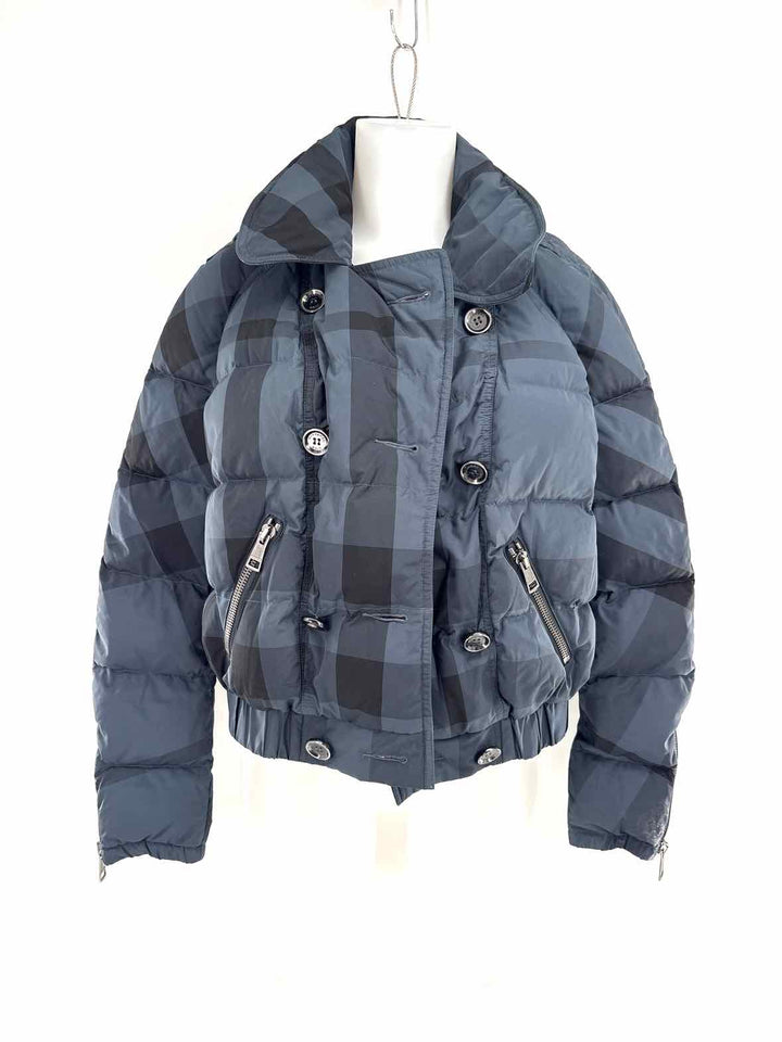 Size 10 Burberry Gray Luxury - Jacket