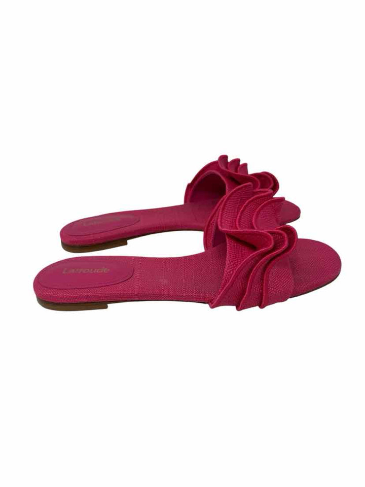 Shoe Size 8 LARROUDE Pink Sandals