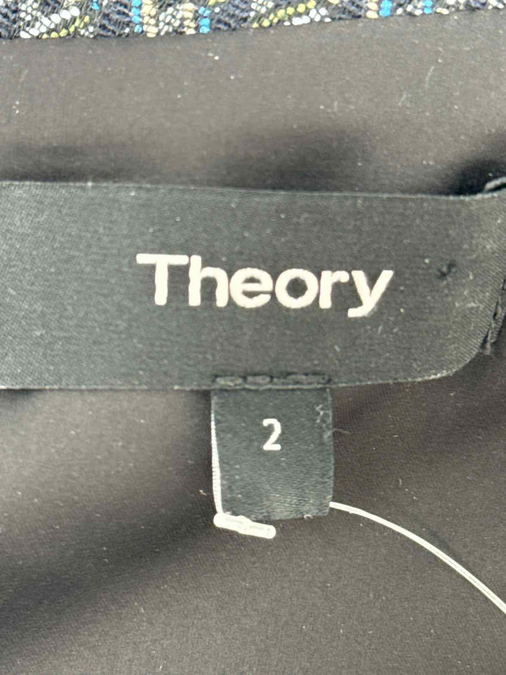 Size 2 THEORY Multi-Color Dress