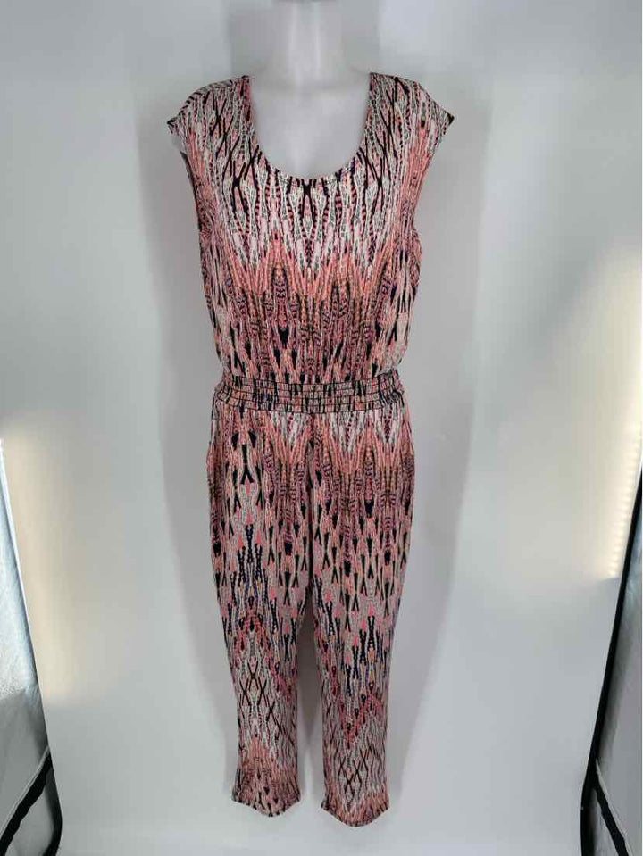 Size L CLARA SUN WOO PINK PRINT Romper