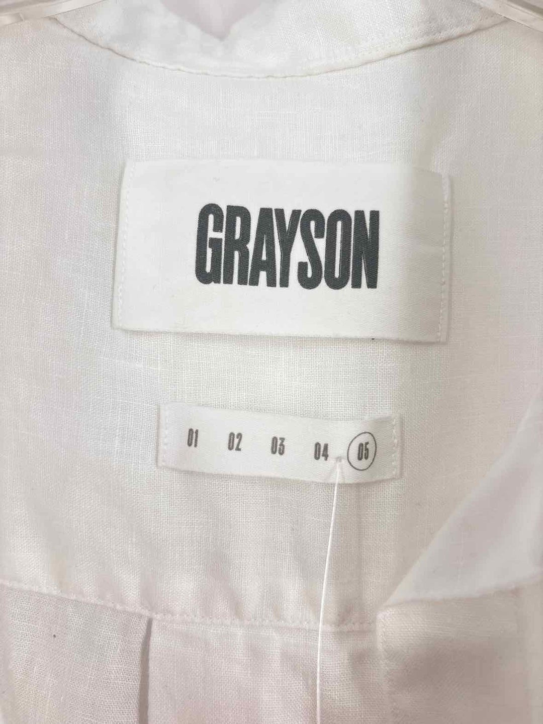 Size XL GRAYSON White Shirt